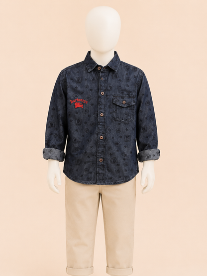 Printed Boys Casual Shirt