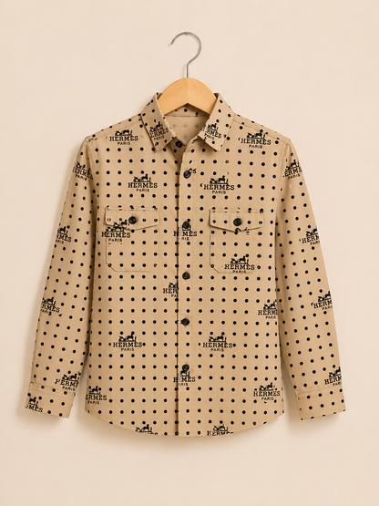 Printed Boys Casual Shirt