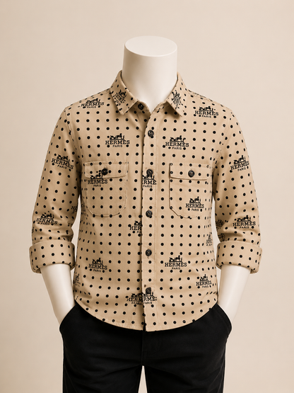 Printed Boys Casual Shirt