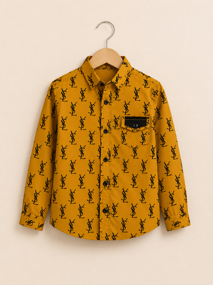 Printed Boys Casual Shirt