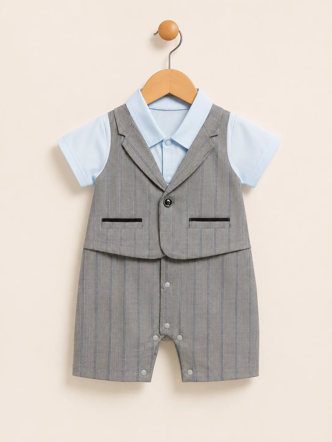 Boys Formal Romper Suit