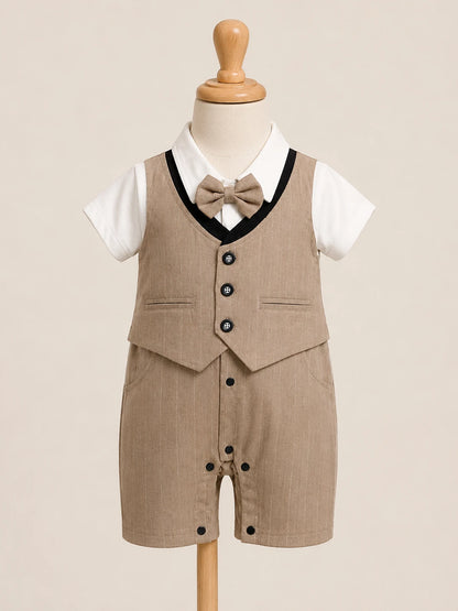 Boys Formal Romper Suit