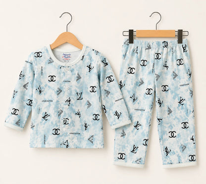 Baby Boys Cotton Night Suit / Kids Sleepwear Set