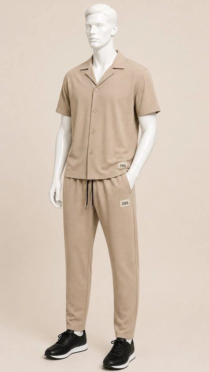 Men Premium Open Shirt Casual Suit