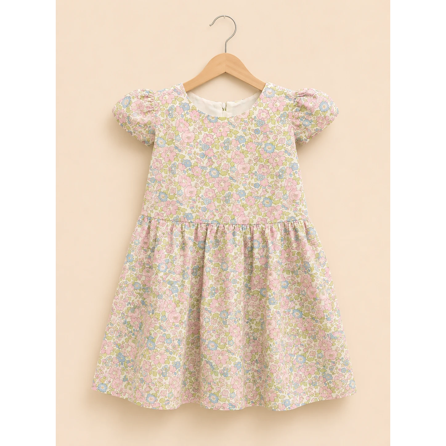 Girls Floral Printed Summer Frock