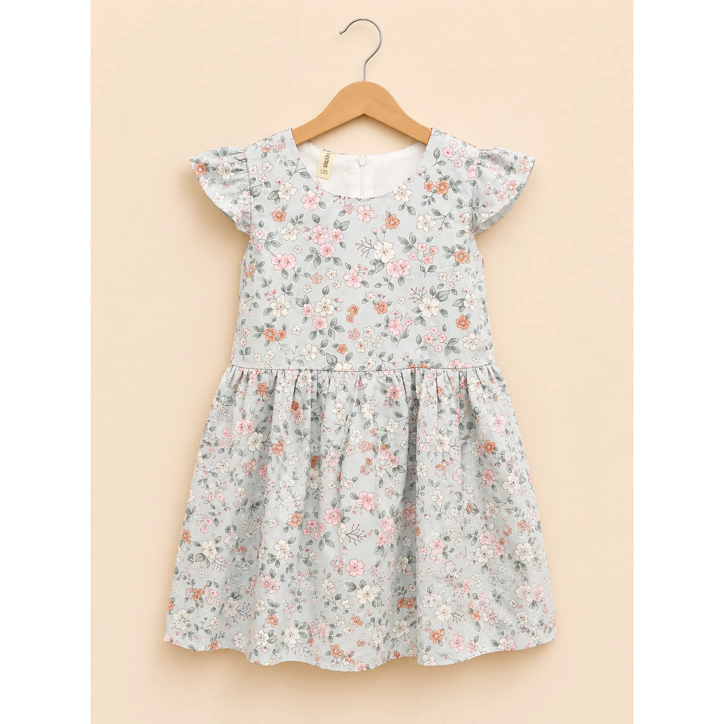 Girls Floral Printed Summer Frock