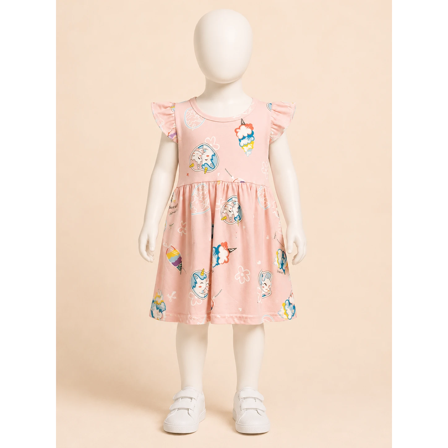 Baby Girls Printed Frock Dress