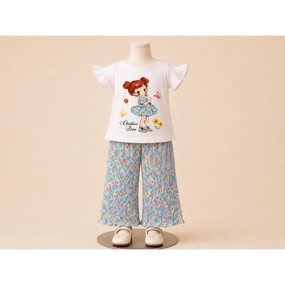 Stylish Girls Summer Top &amp; Plazo Set