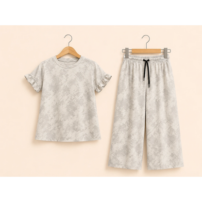 Girls Printed Co-Ord Set