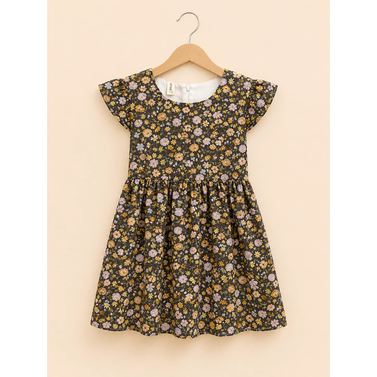 Girls Floral Printed Summer Frock
