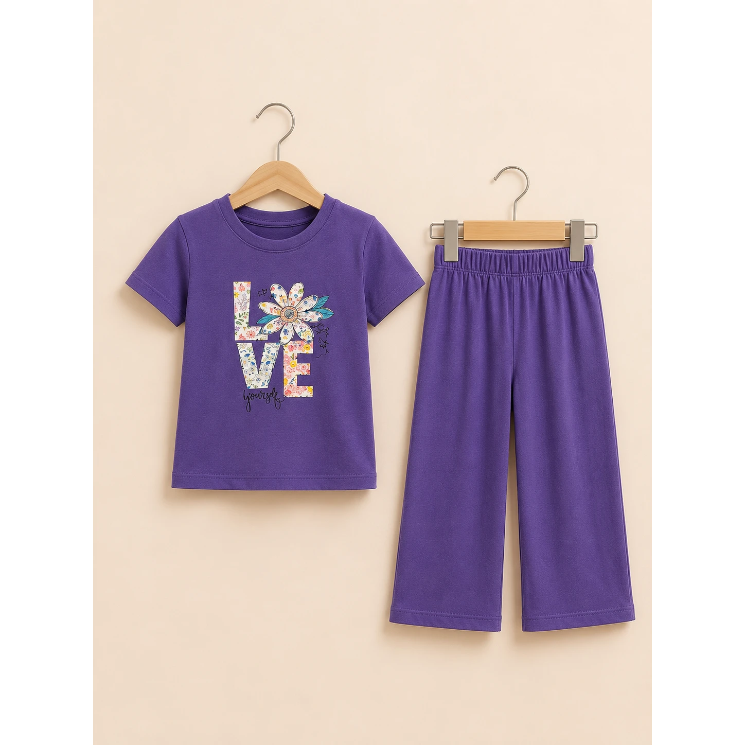 Girls Printed Co-Ord Set