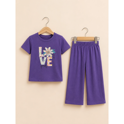 Girls Printed Co-Ord Set