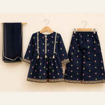 Girls Traditional – Elegant Navy Blue Suit