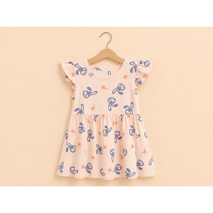 Baby Girls Printed Frock Dress