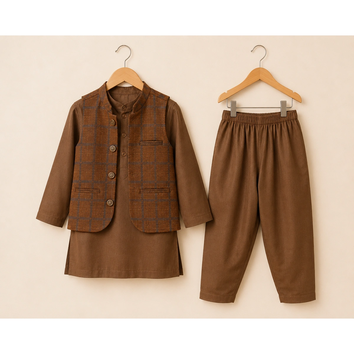 Boys Traditional Shalwar Kameez with Waistcoat
