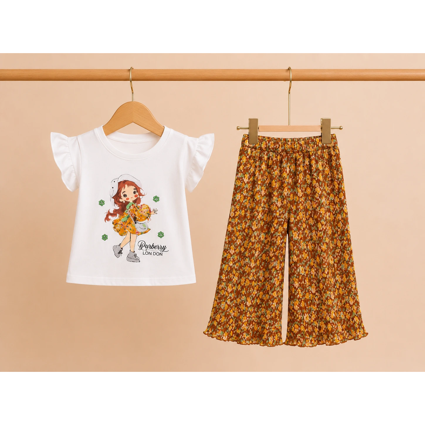 Stylish Girls Summer Top &amp; Plazo Set