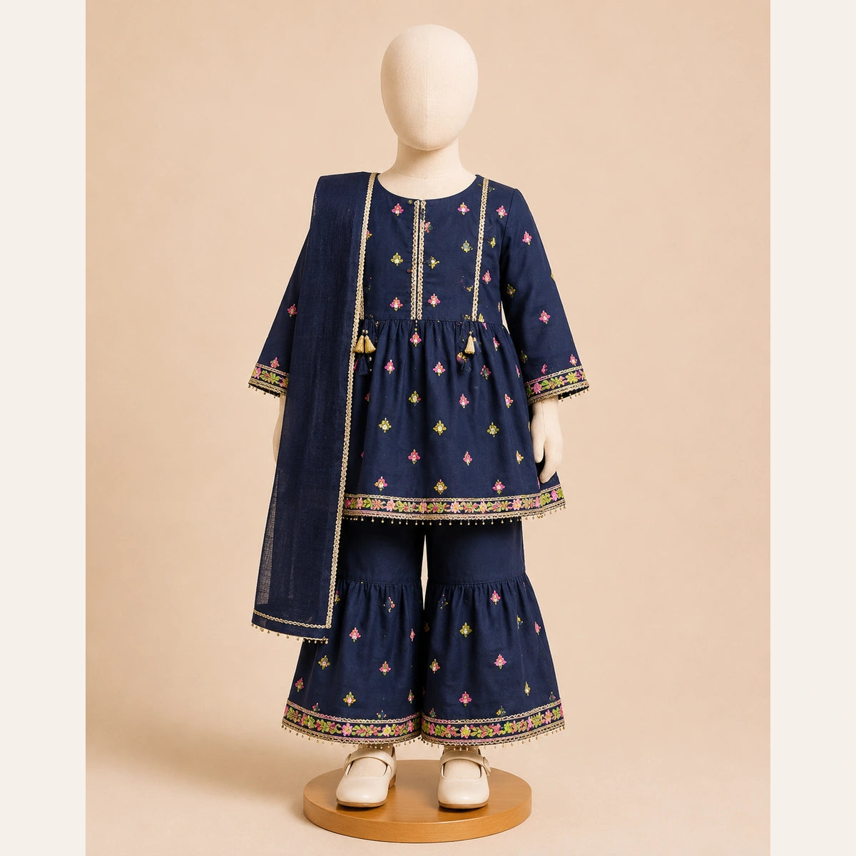 Girls Traditional – Elegant Navy Blue Suit