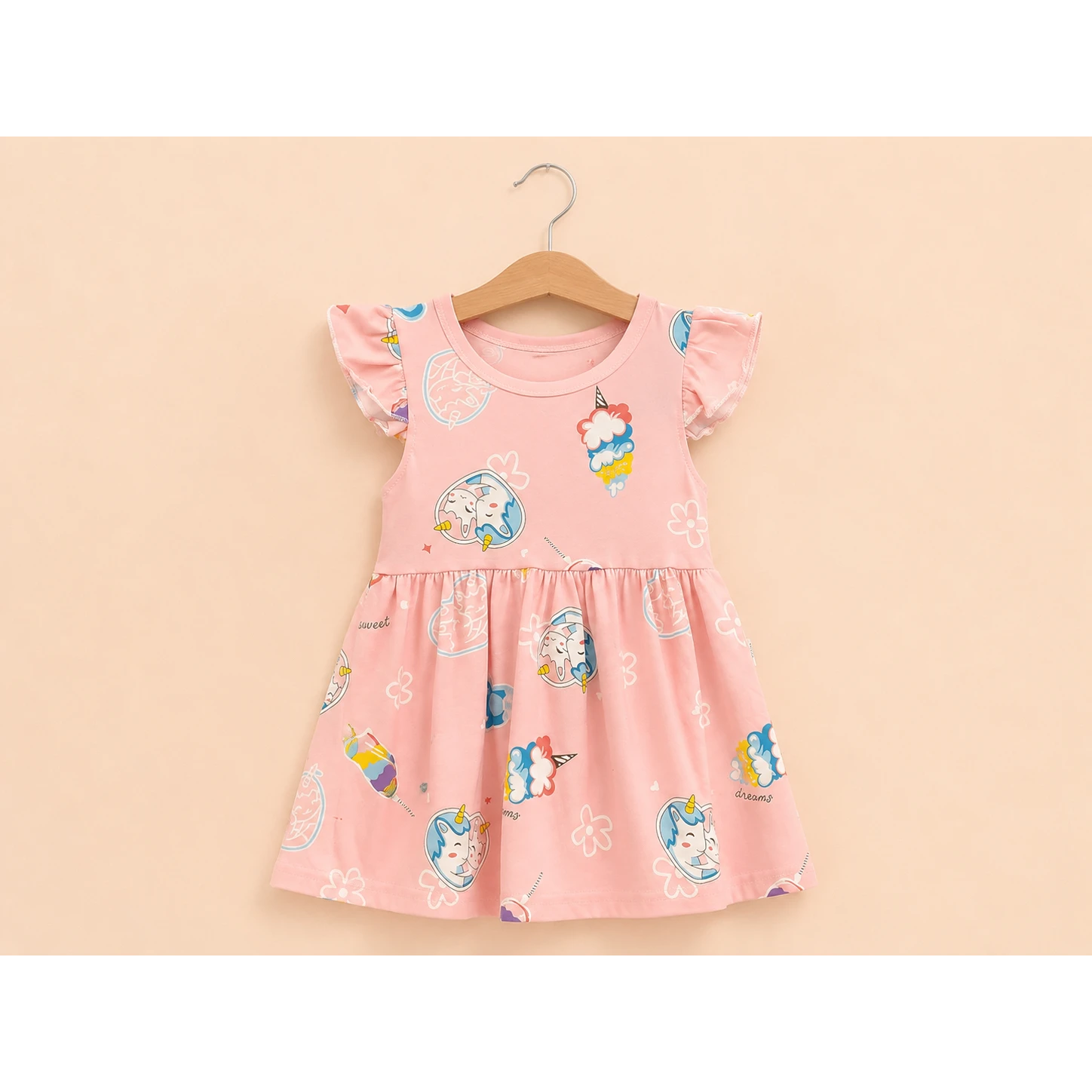 Baby Girls Printed Frock Dress