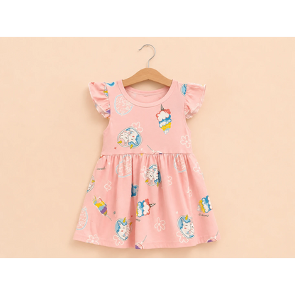 Baby Girls Printed Frock Dress