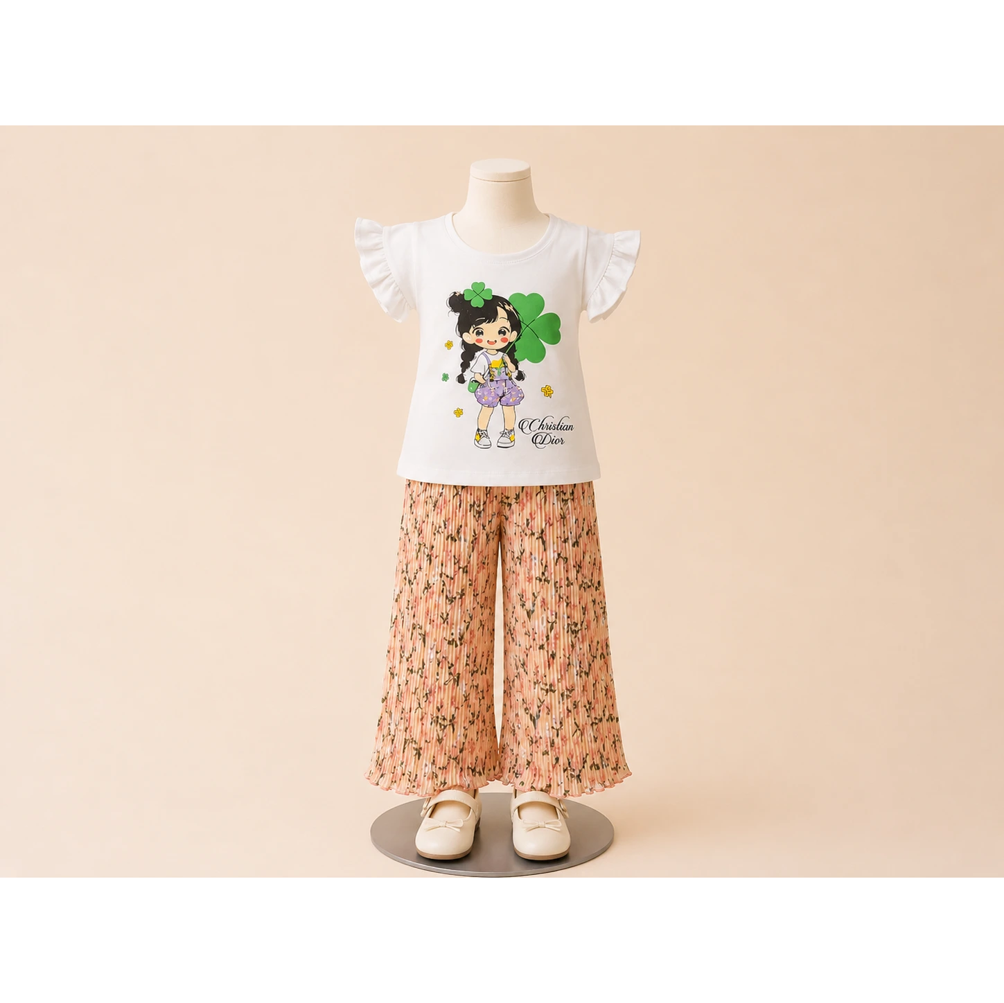 Stylish Girls Summer Top &amp; Plazo Set