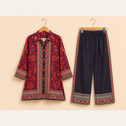 Girls Printed Shalwar Qamiz – Elegant Eastern