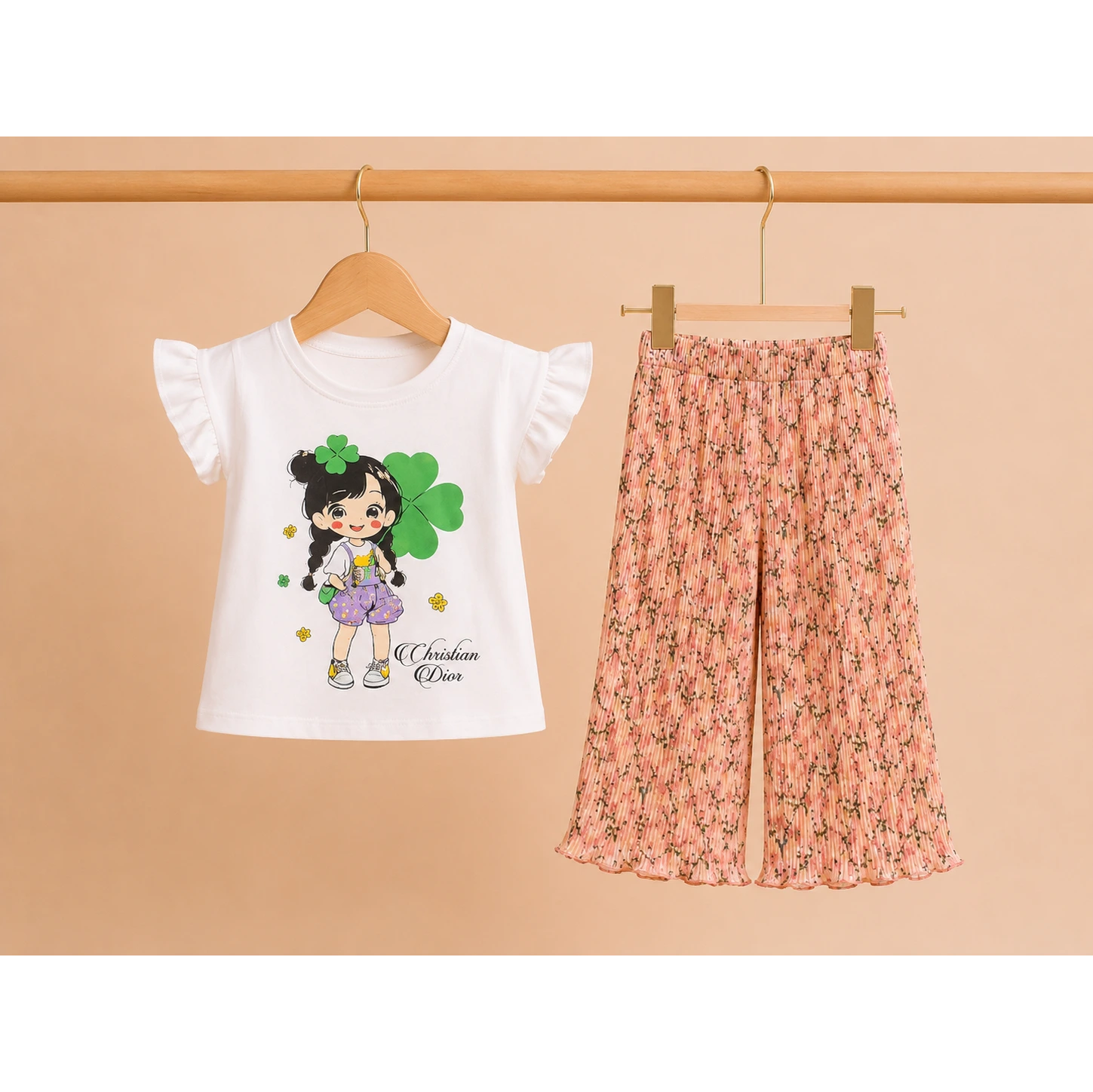 Stylish Girls Summer Top &amp; Plazo Set
