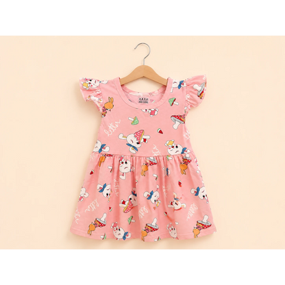 Baby Girls Printed Frock Dress