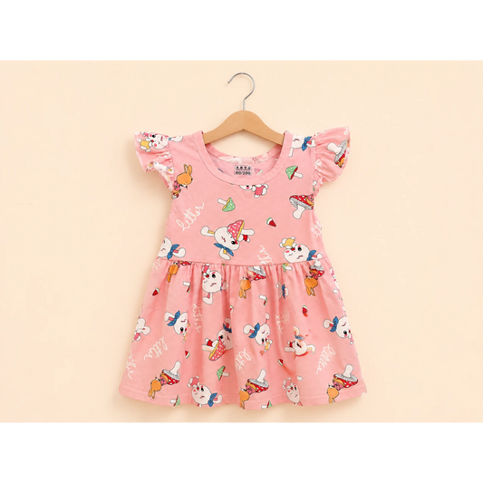 Baby Girls Printed Frock Dress