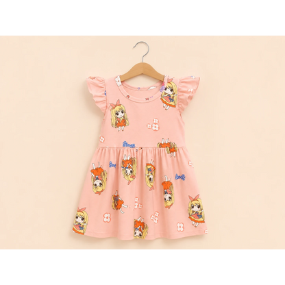 Baby Girls Printed Frock Dress