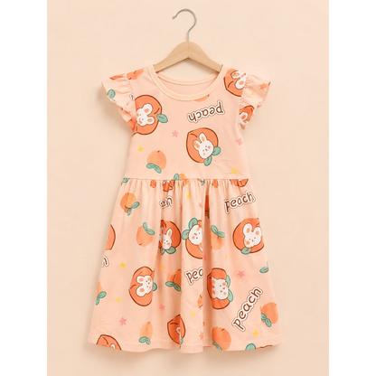 Baby Girls Printed Frock Dress