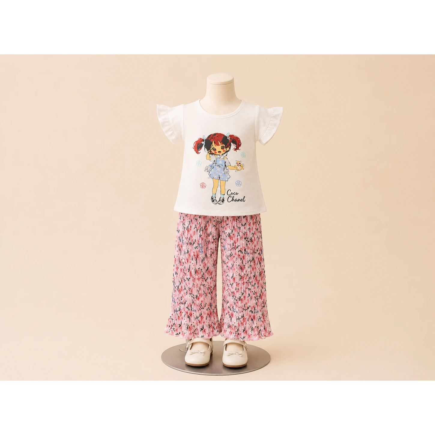 Stylish Girls Summer Top &amp; Plazo Set