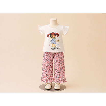 Stylish Girls Summer Top &amp; Plazo Set