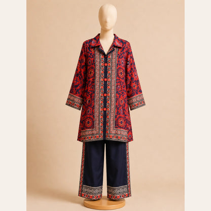 Girls Printed Shalwar Qamiz – Elegant Eastern