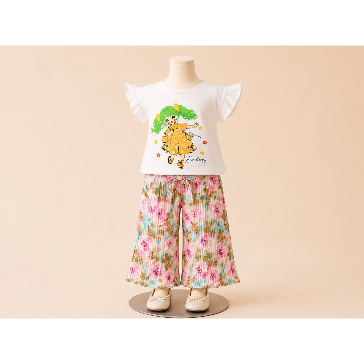Stylish Girls Summer Top &amp; Plazo Set