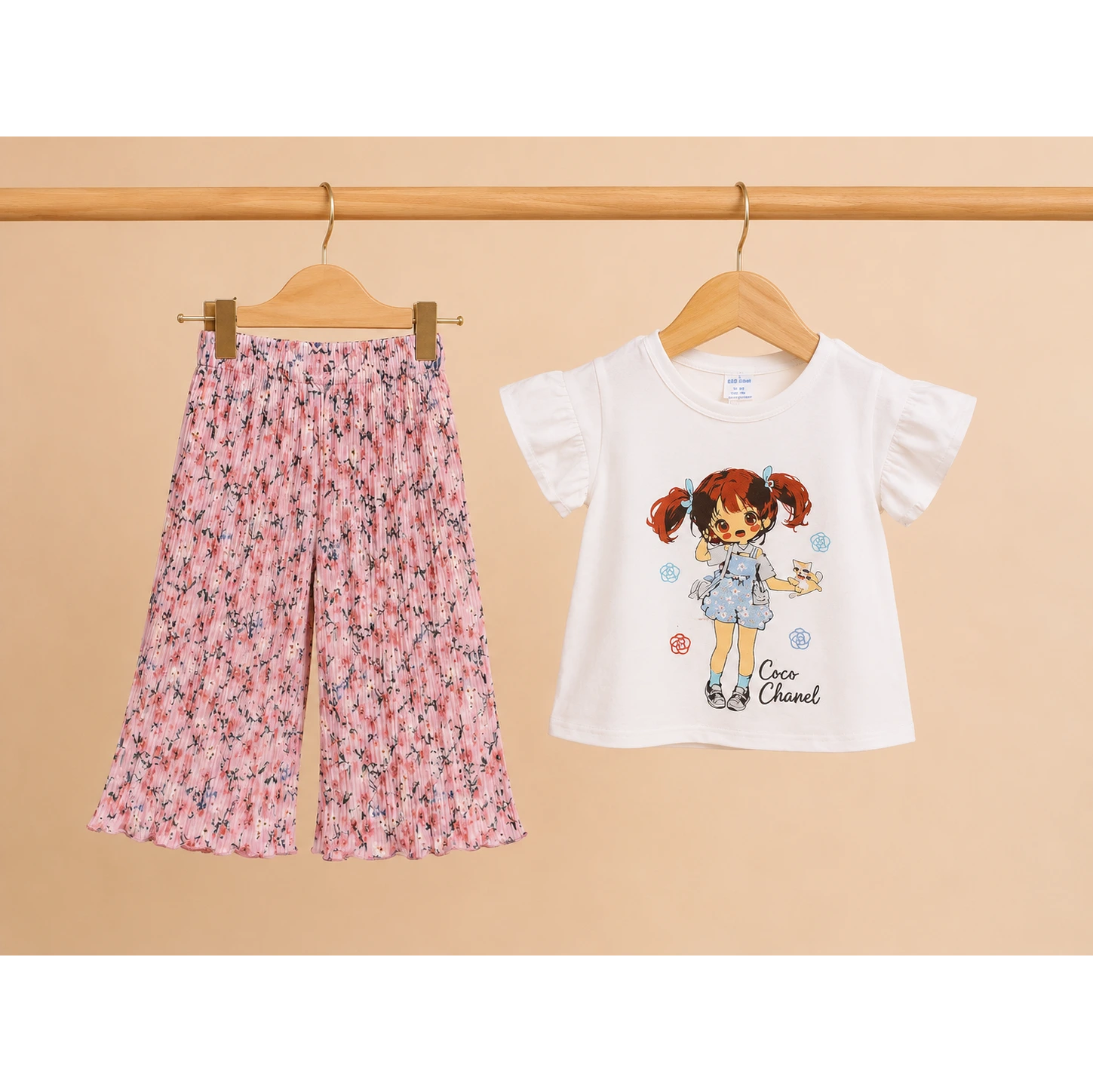 Stylish Girls Summer Top &amp; Plazo Set