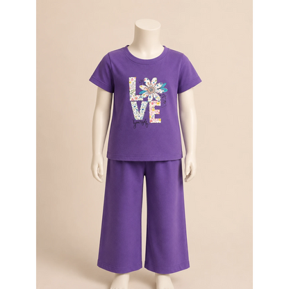 Girls Printed Co-Ord Set